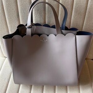 Kate Spade Scalloped Tote Bag - Taupe